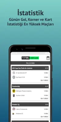 Futbol Verileri - Livescore android App screenshot 1